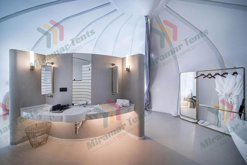 Glamping Seashell Tent Hotel Exterior